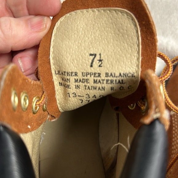 Cat's Paw Steel Toe Leather/ Suede Work Boots, ,Size 7.5 Lace Up High Tops NWOT - Picture 6 of 12